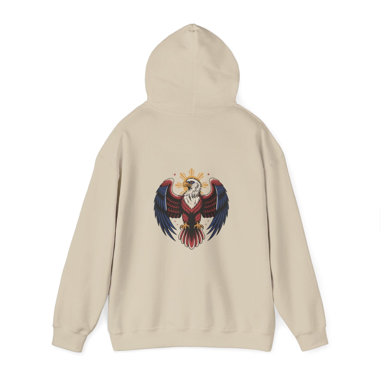 Philippines Map & Heraldic Eagle Hoodie — Filipino Pride Pullover