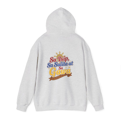 Pinay sa Isip sa Salita at sa Gawa — Filipino Pride Pullover Hoodie
