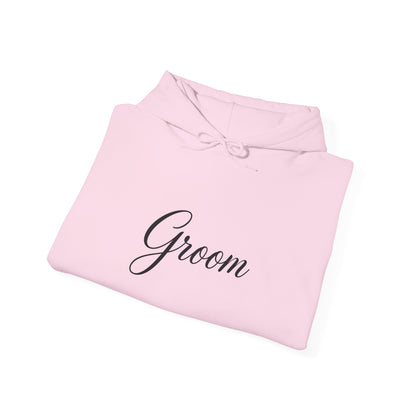 "Groom" Script Hoodie — Bridal Wedding Party Pullover