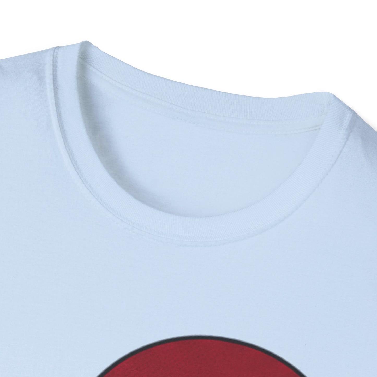 Half Heart Graphic T‑Shirt — Minimal Red Heart Tee