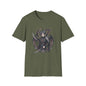 Gothic Demon Hunter T-Shirt — Knight with Wings Illustration