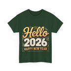 Copy of New Year Celebration Tee - Hello 2026 Happy New Year Design