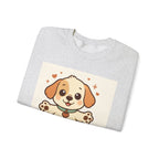 Looking for Hugs Sweatshirt — Cute Puppy Graphic Crewneck