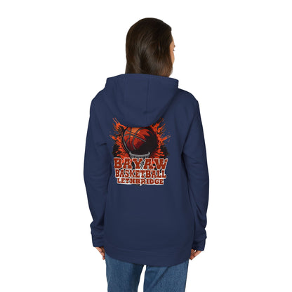 Rebel Basketball League Hoodie — Bold Grunge Basketball Logo