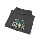 Gen X Hoodie – Retro Raised on Rewind Graphic Sweatshirt