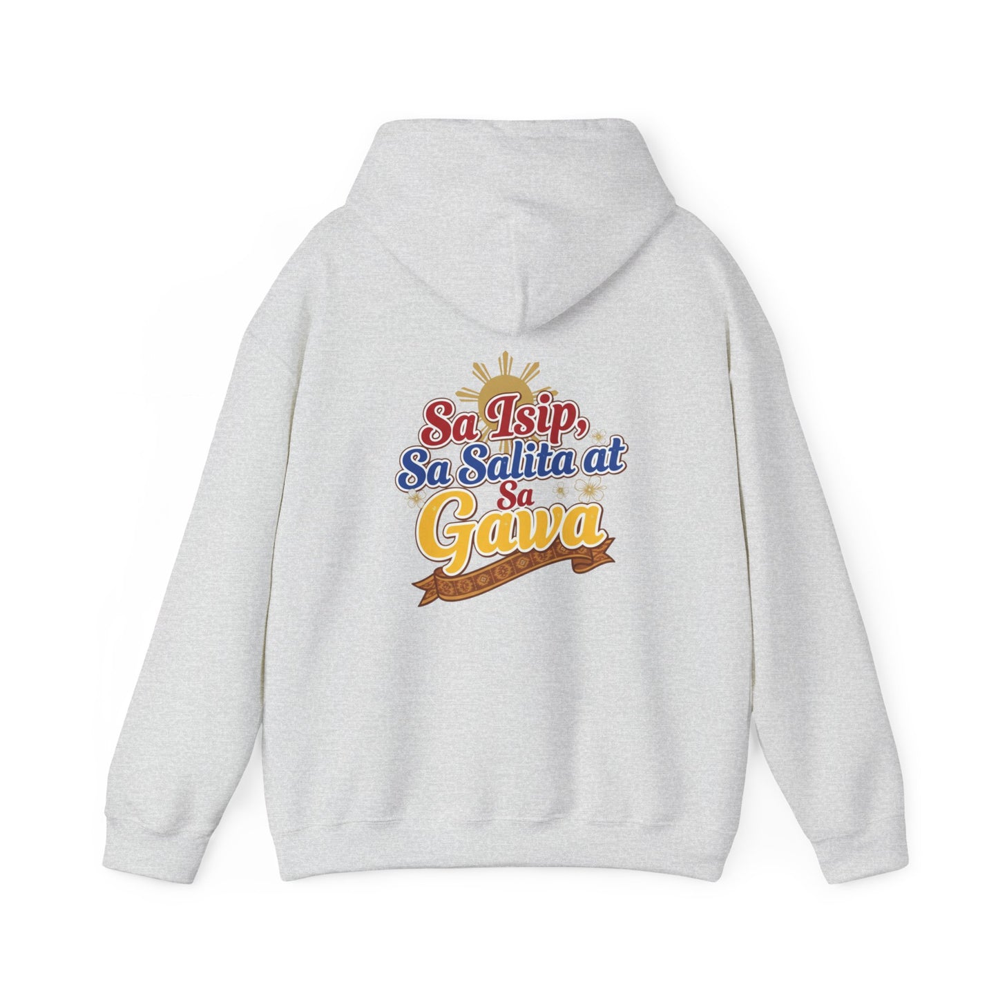 Pinay sa Isip sa Salita at sa Gawa — Filipino Pride Pullover Hoodie