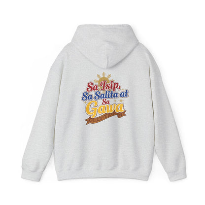 Pinay sa Isip sa Salita at sa Gawa — Filipino Pride Pullover Hoodie