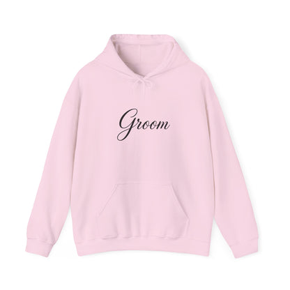 "Groom" Script Hoodie — Bridal Wedding Party Pullover