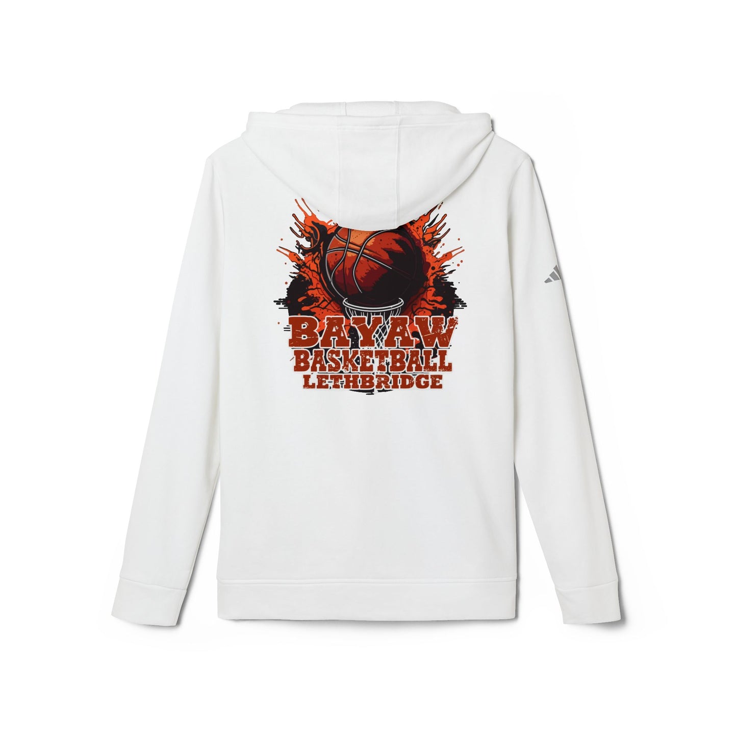 Rebel Basketball League Hoodie — Bold Grunge Basketball Logo
