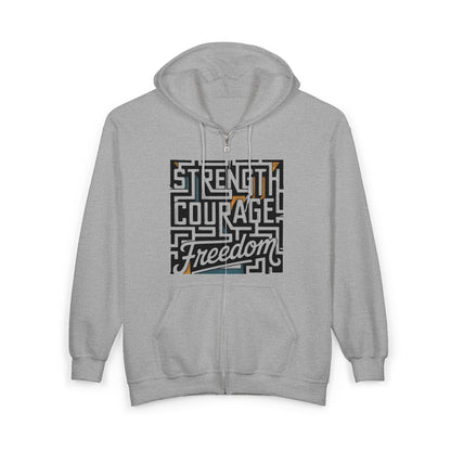 Empowering Freedom Zip-Up Hoodie