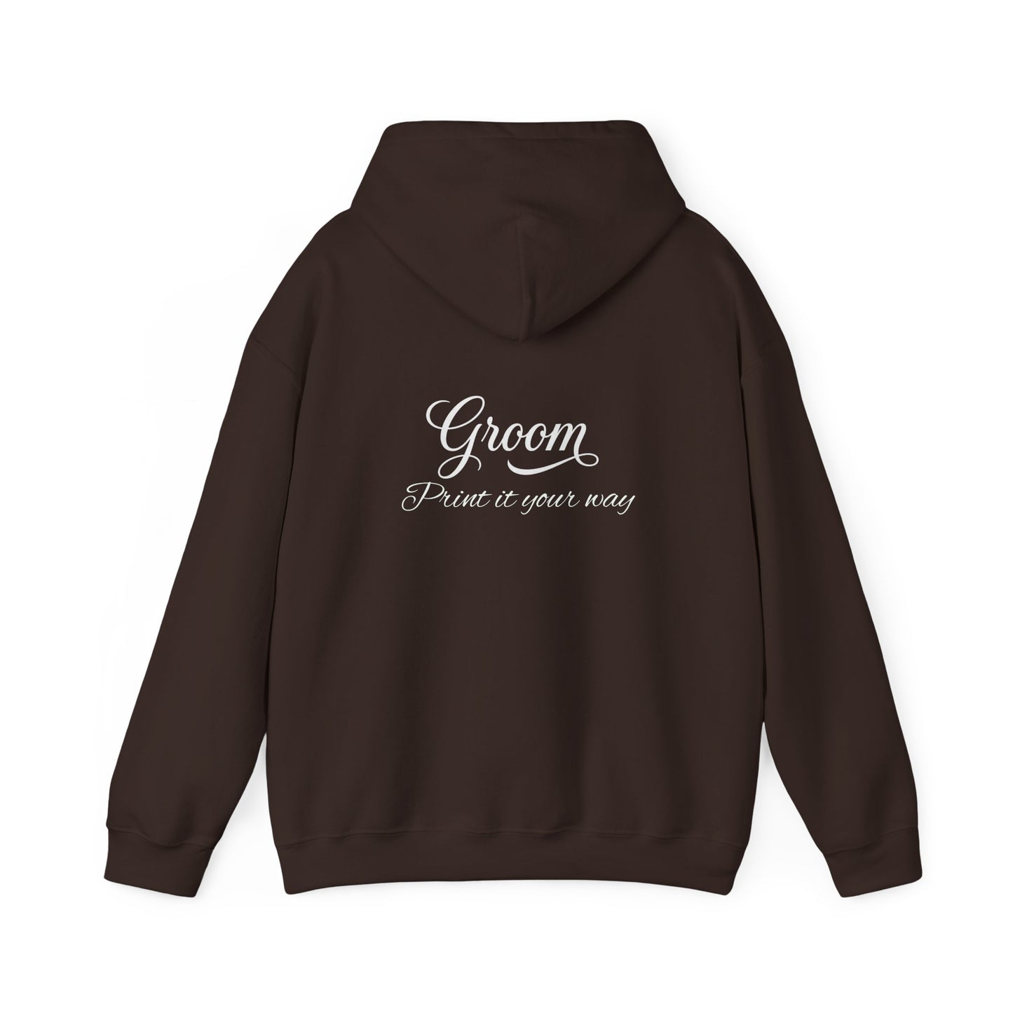 Copy of  "Bride" White Script Hoodie — Bridal Wedding Party Pullover
