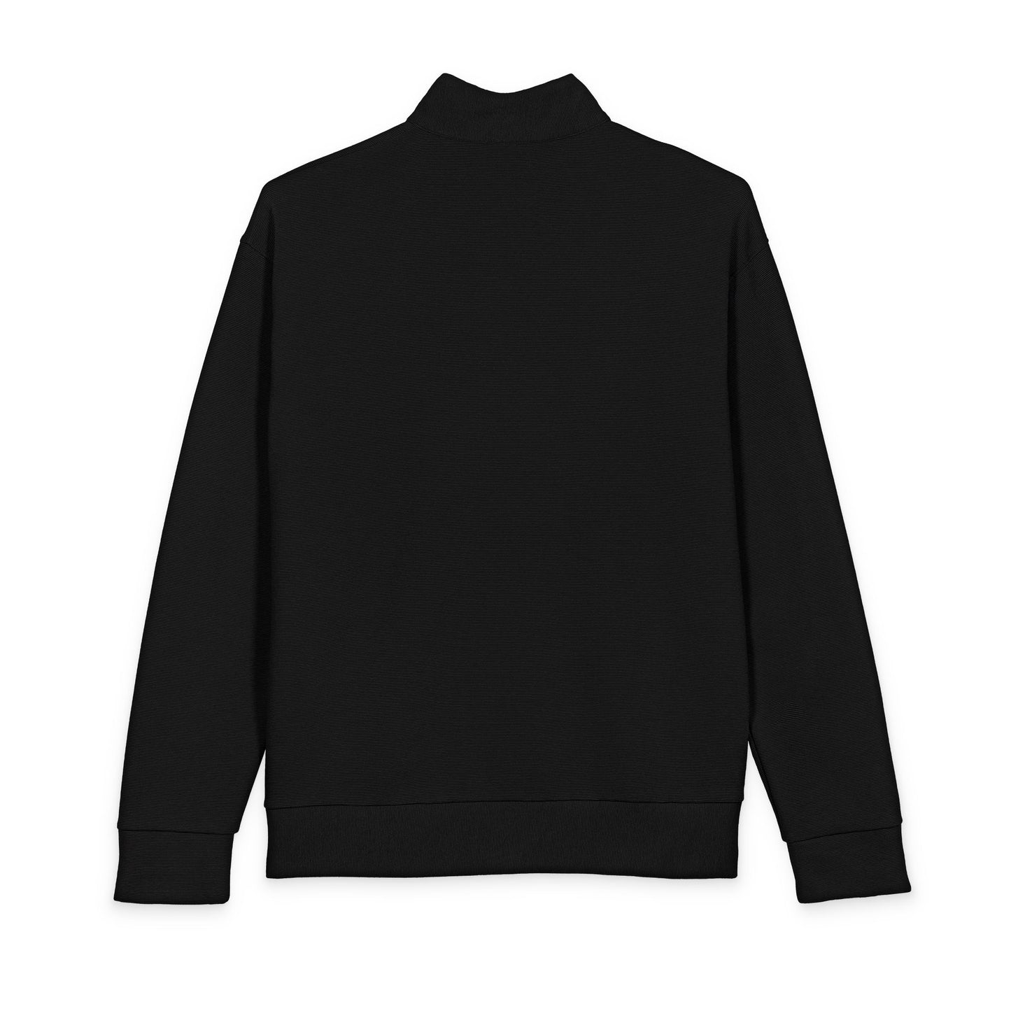 ONE Black Quarter-Zip Pullover - Textured Knit Casual Top