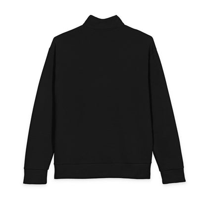 ONE Black Quarter-Zip Pullover - Textured Knit Casual Top