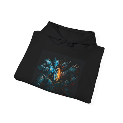 Galaxy Eye Hooded Sweatshirt — Cosmic Abstract Art Pullover
