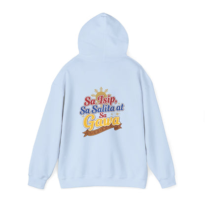 Pinay sa Isip sa Salita at sa Gawa — Filipino Pride Pullover Hoodie