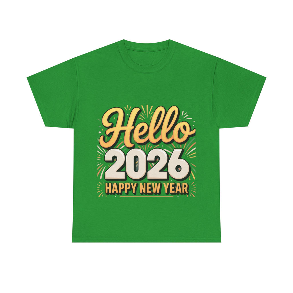 Copy of New Year Celebration Tee - Hello 2026 Happy New Year Design
