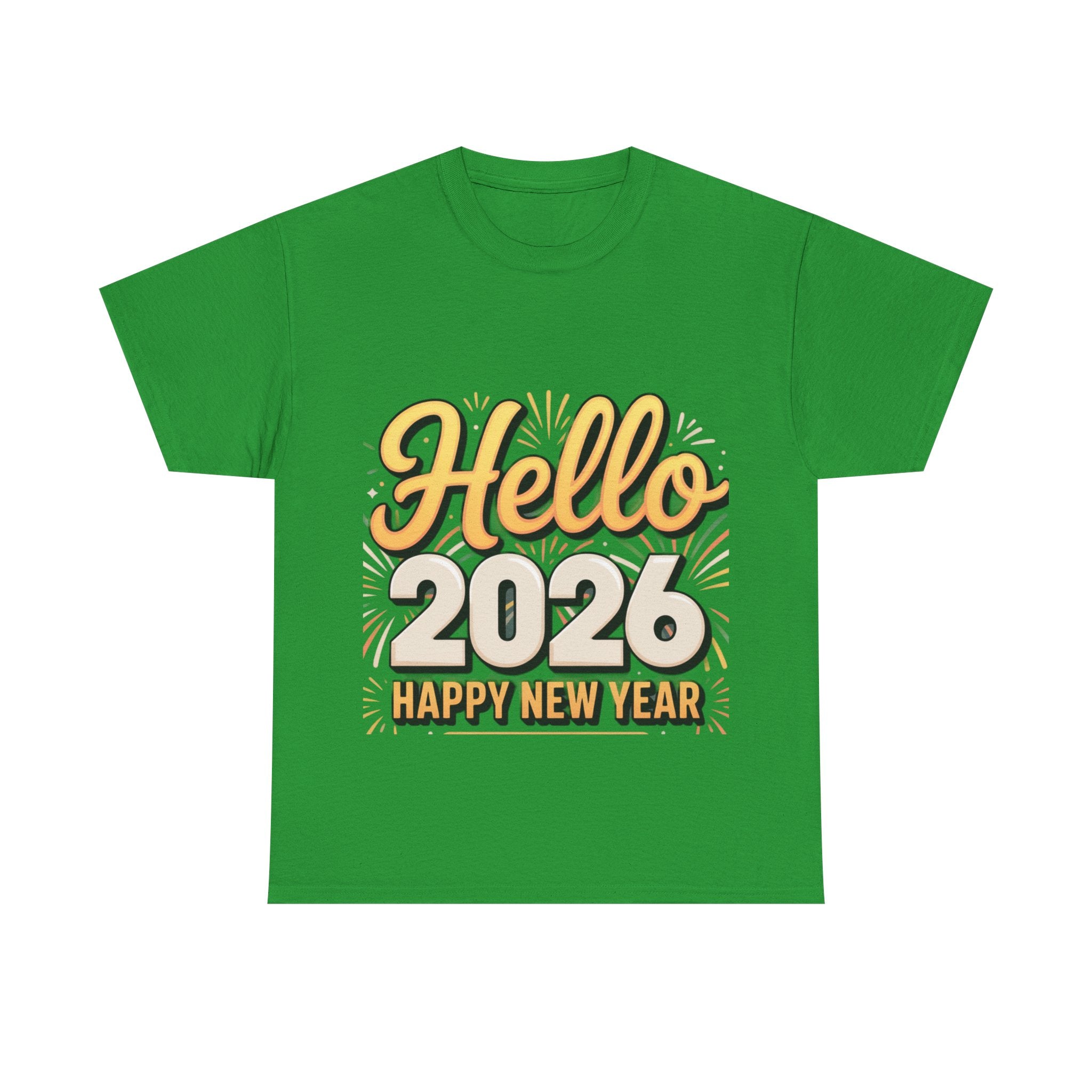 Copy of New Year Celebration Tee - Hello 2026 Happy New Year Design