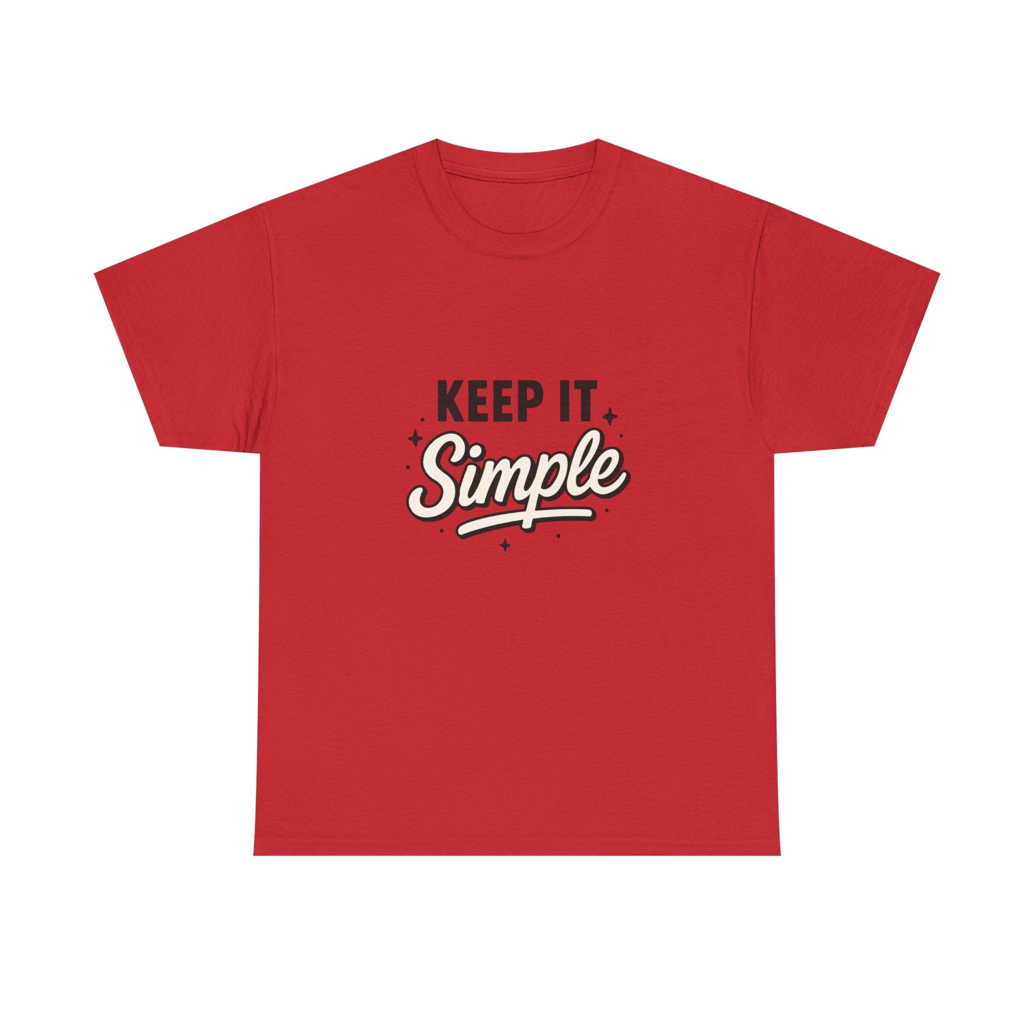 Keep It Simple T-Shirt — Minimalist Inspirational Casual Tee