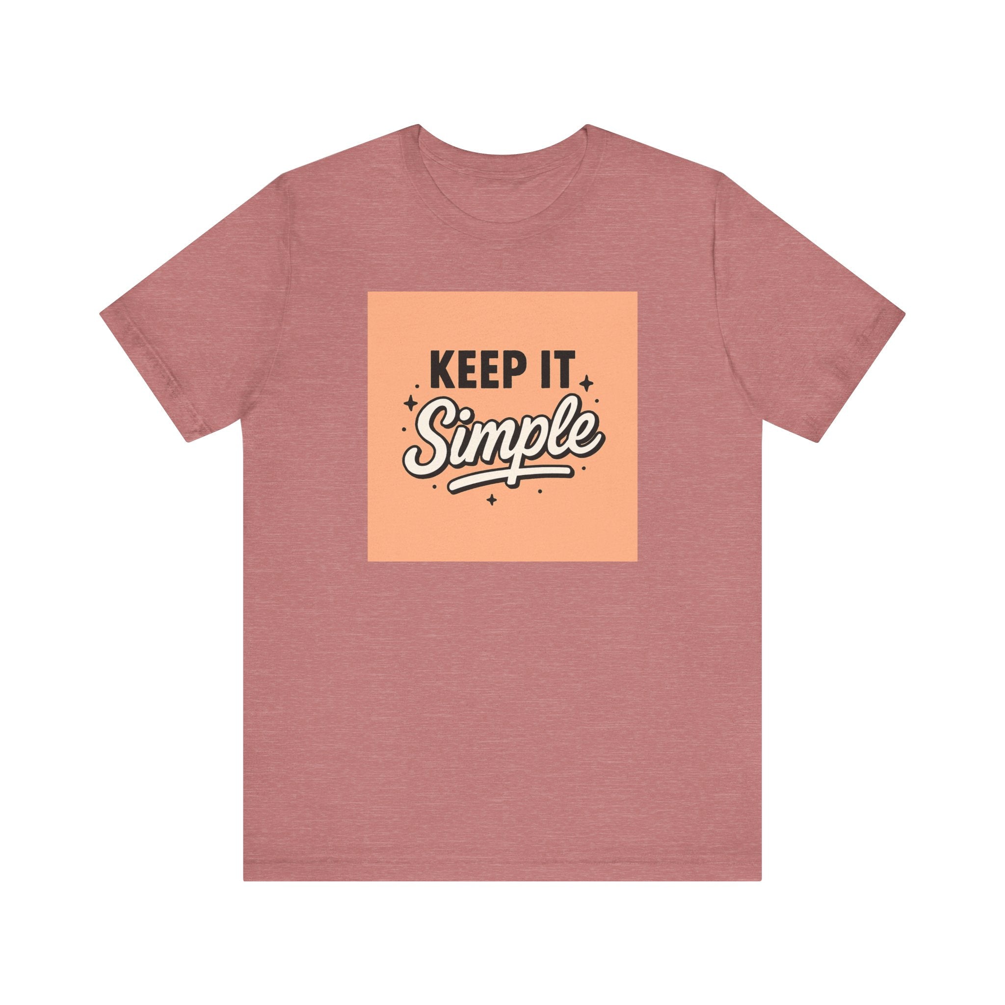 Keep It Simple T-Shirt — Minimalist Retro Graphic Tee