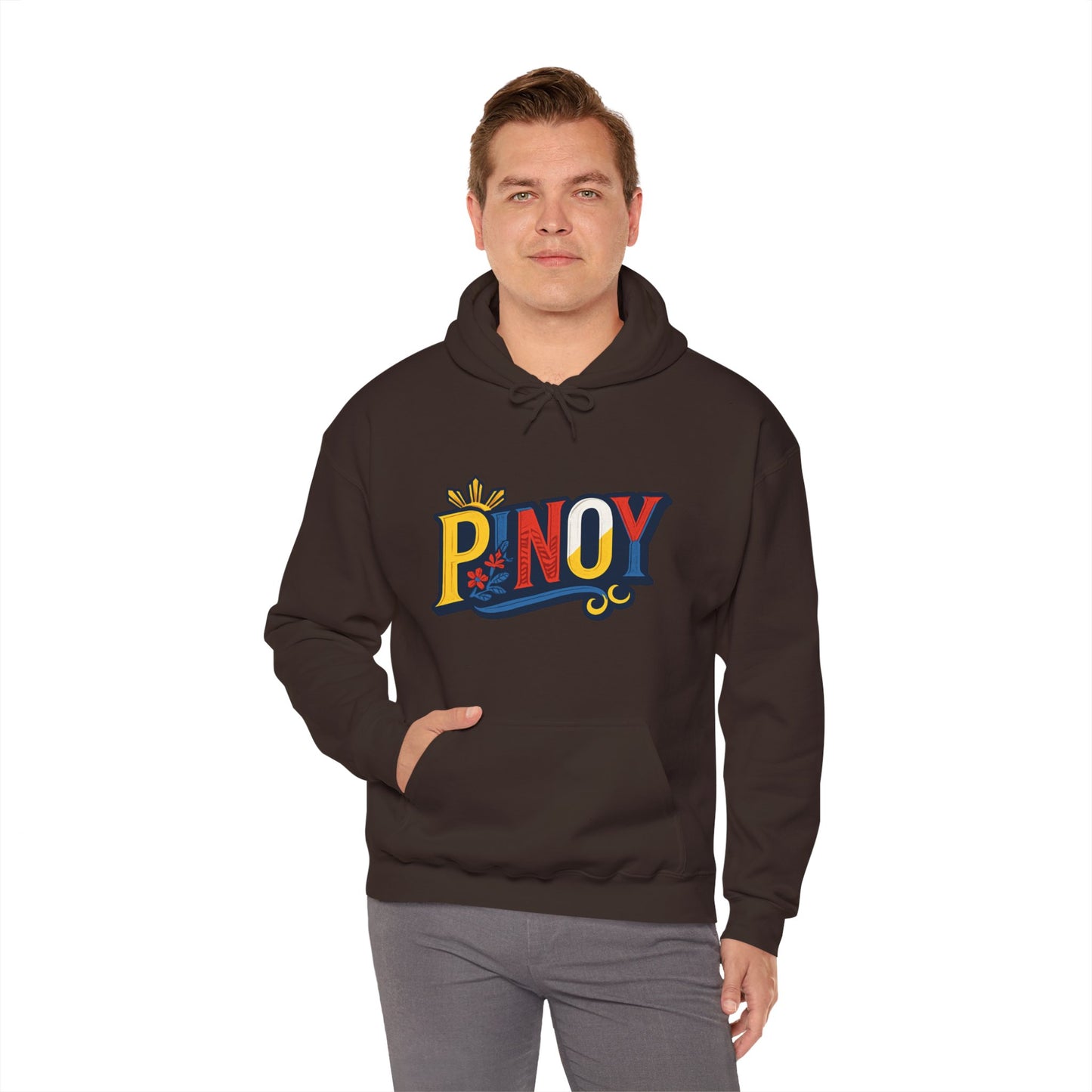 Pinoy Retro Logo Hoodie – Filipino Pride Pullover