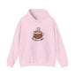 Hoodie — Cute "But First, Coffee" Coffee Cup Graphic Hoodie