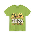 Copy of New Year Celebration Tee - Hello 2026 Happy New Year Design