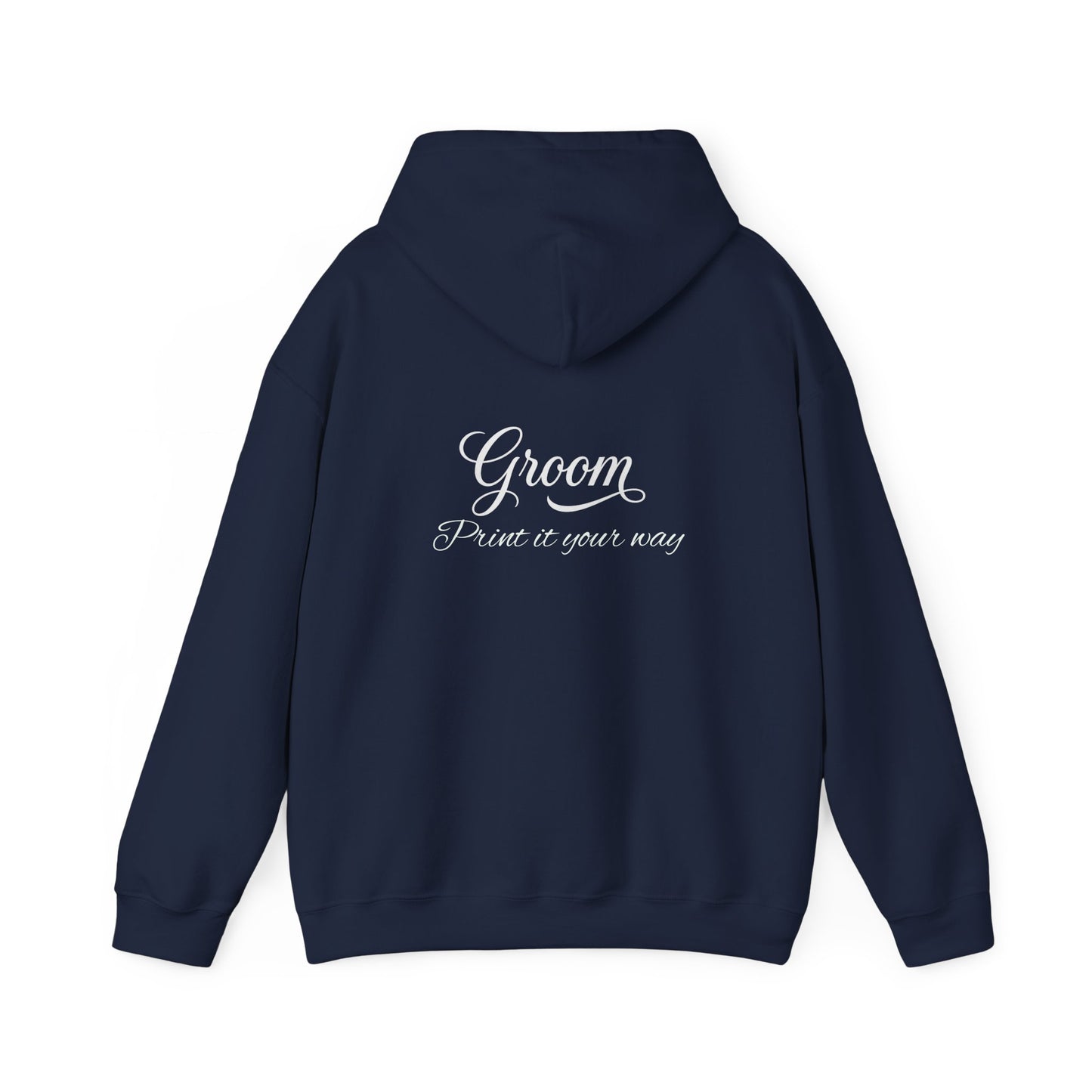Copy of  "Bride" White Script Hoodie — Bridal Wedding Party Pullover