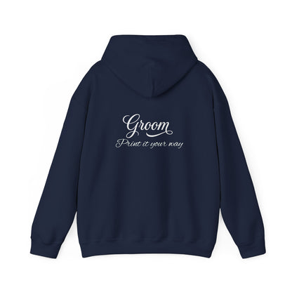 Copy of  "Bride" White Script Hoodie — Bridal Wedding Party Pullover