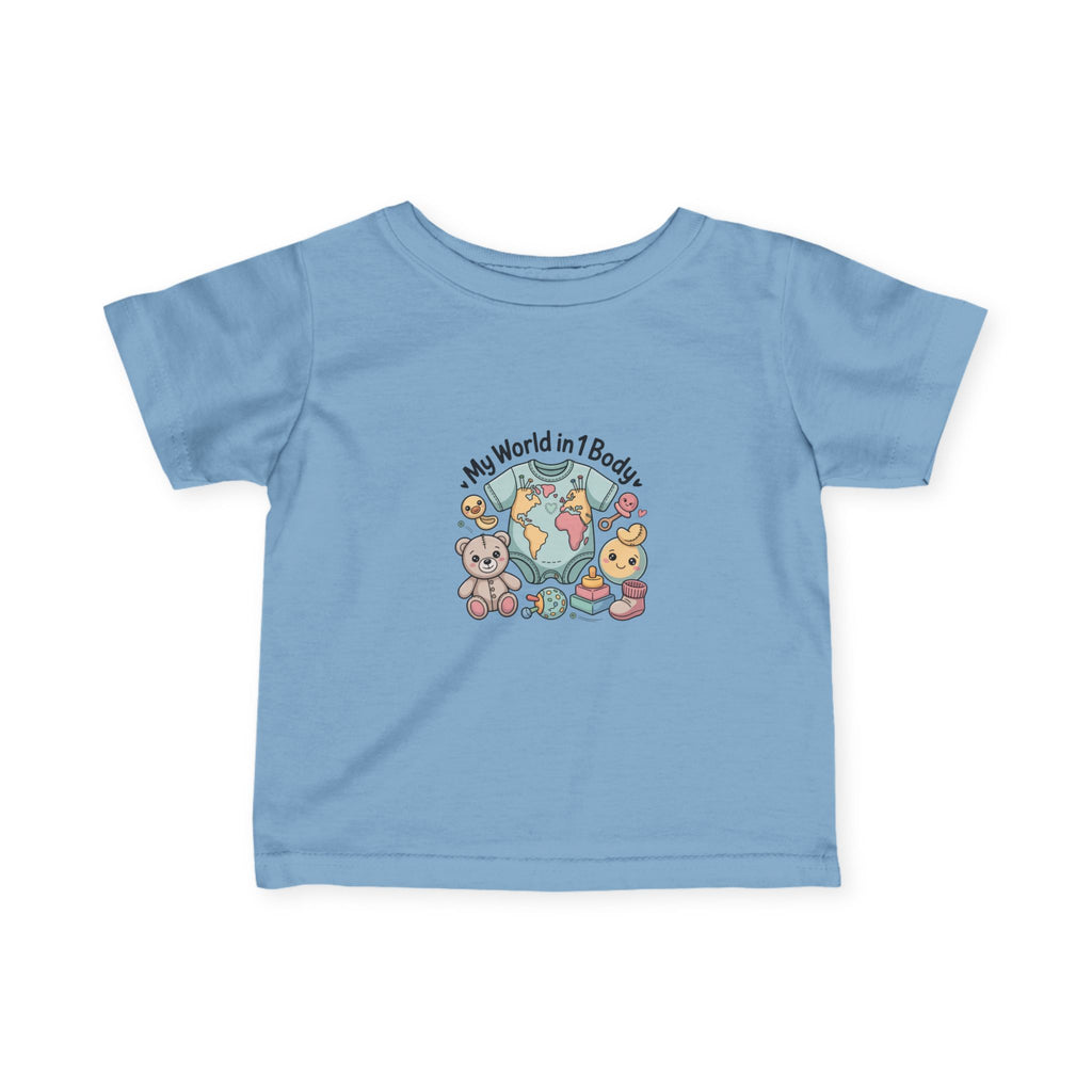Cute Baby Tee: My World in 1 Body