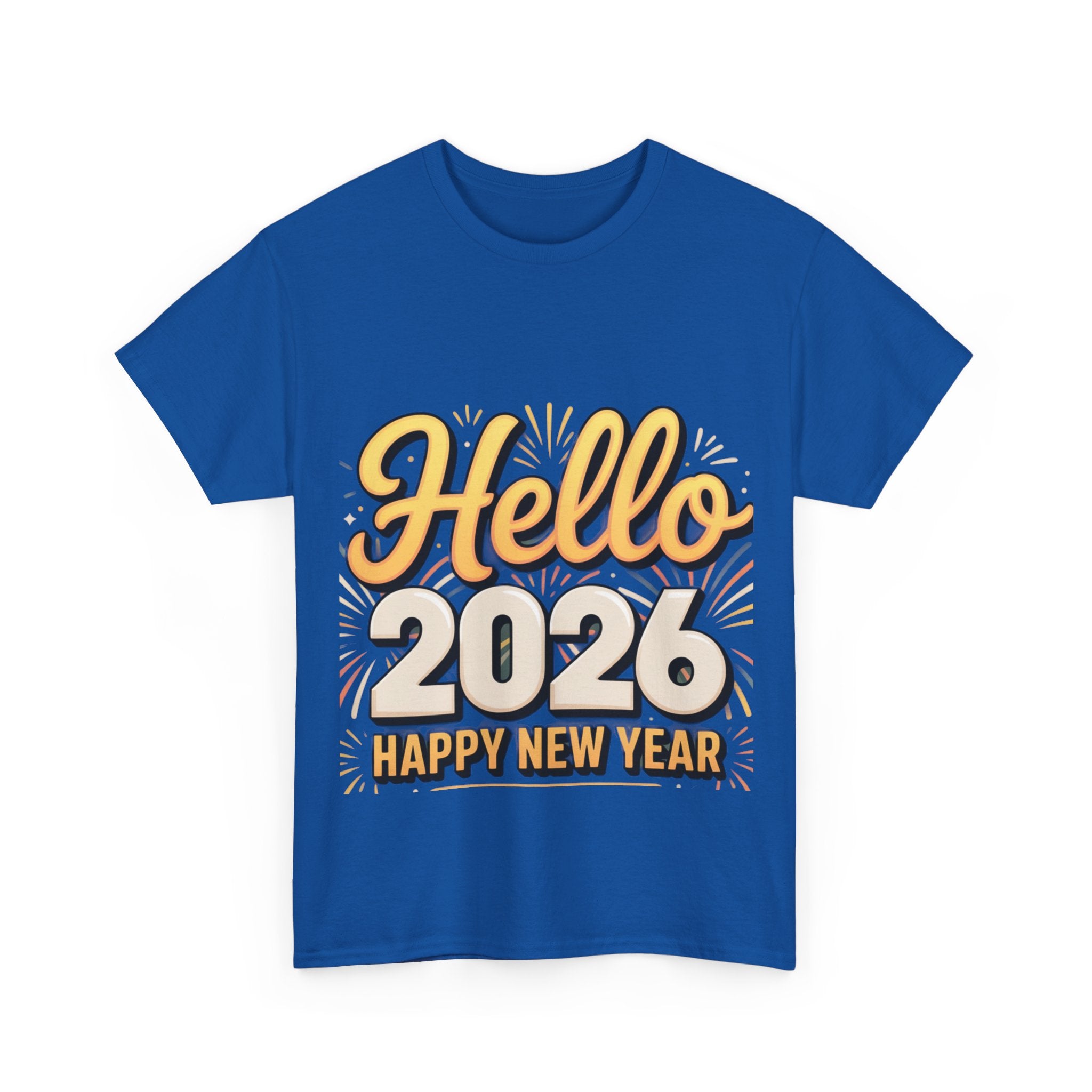 Copy of New Year Celebration Tee - Hello 2026 Happy New Year Design