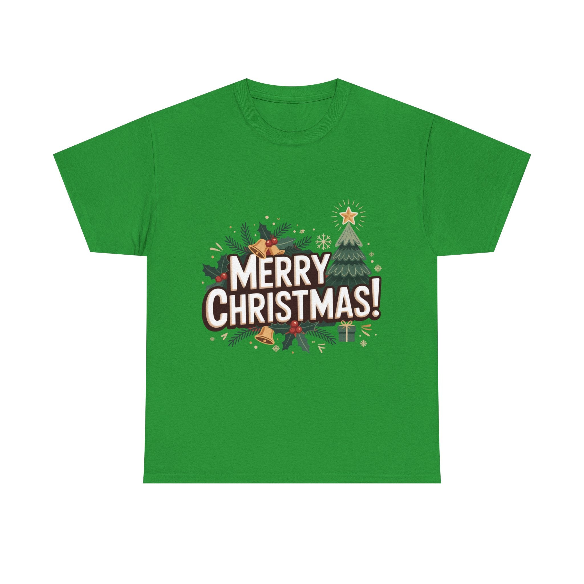 Merry Christmas Unisex Heavy Cotton Tee