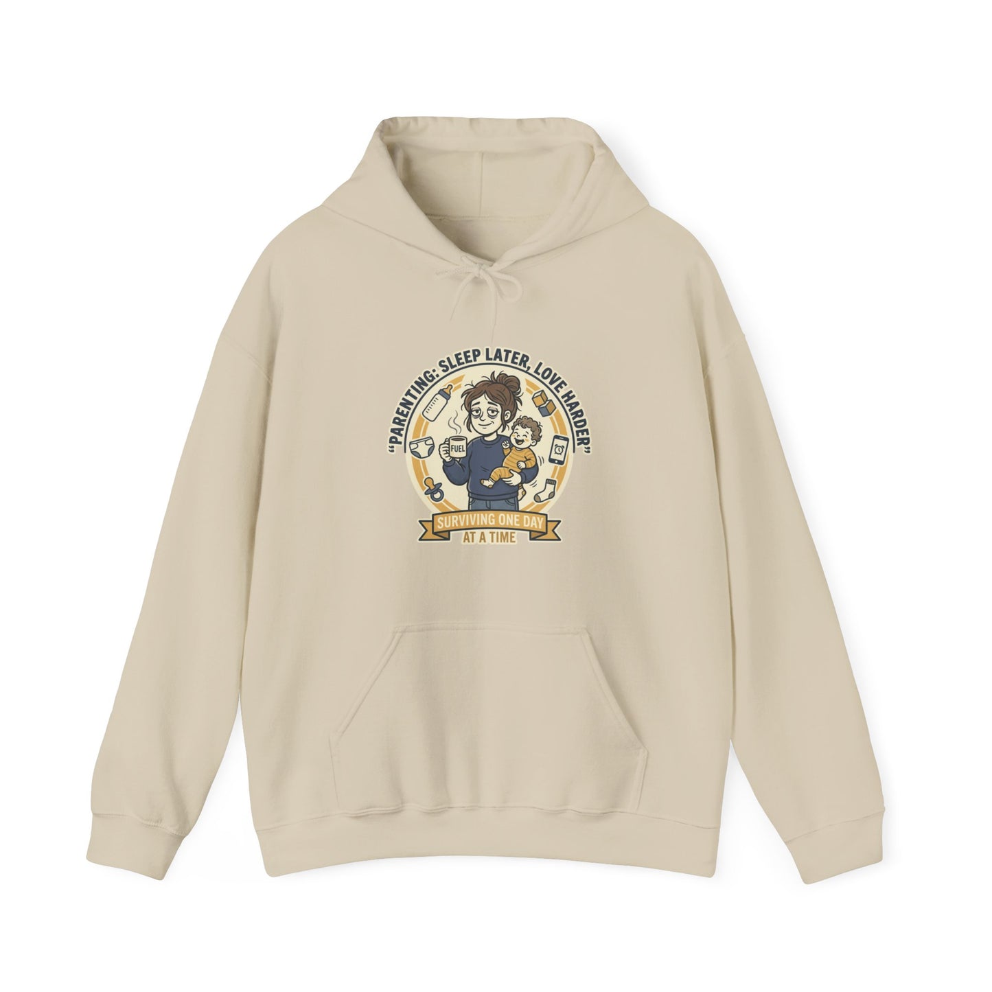 Parenting: Sleep Later, Love Harder Hoodie