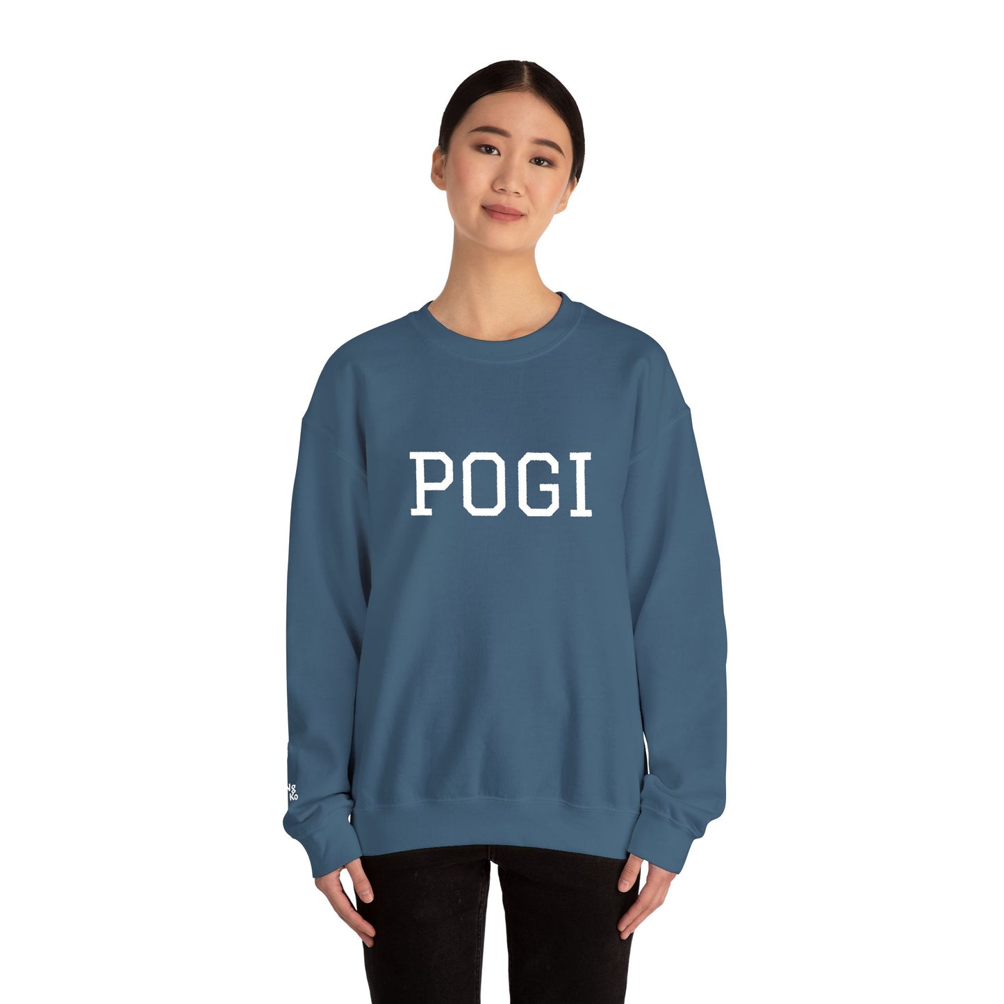 Embroidered POGI Sabi ng nanay ko Crewneck Sweatshirt — Bold Filipino Pride Pullover
