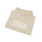 Canada Flag Hoodie – Vintage Canada Text & Maple Leaf Pullover