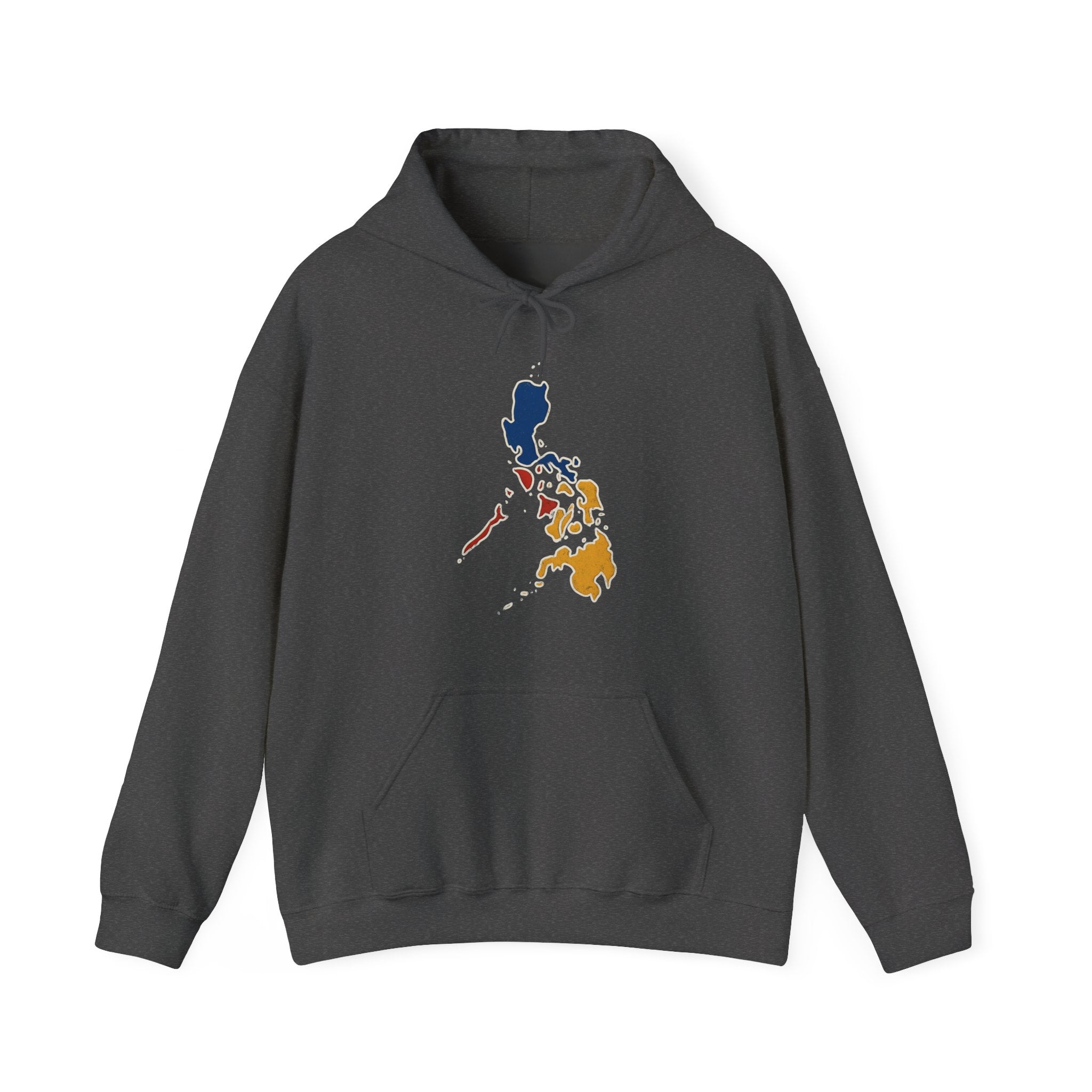 Philippines Map & Heraldic Eagle Hoodie — Filipino Pride Pullover
