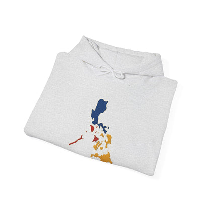 Philippines Map & Heraldic Eagle Hoodie — Filipino Pride Pullover