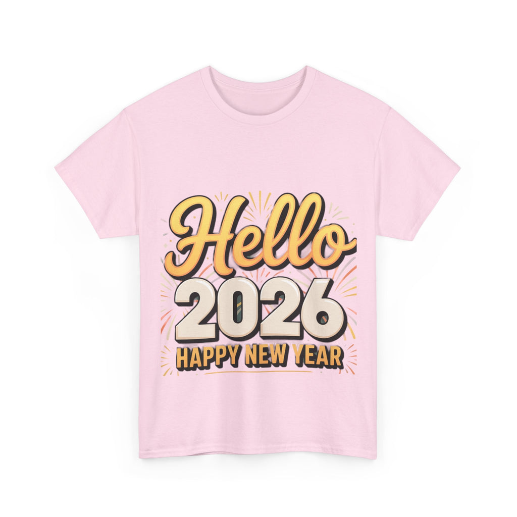 Copy of New Year Celebration Tee - Hello 2026 Happy New Year Design