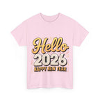 Copy of New Year Celebration Tee - Hello 2026 Happy New Year Design