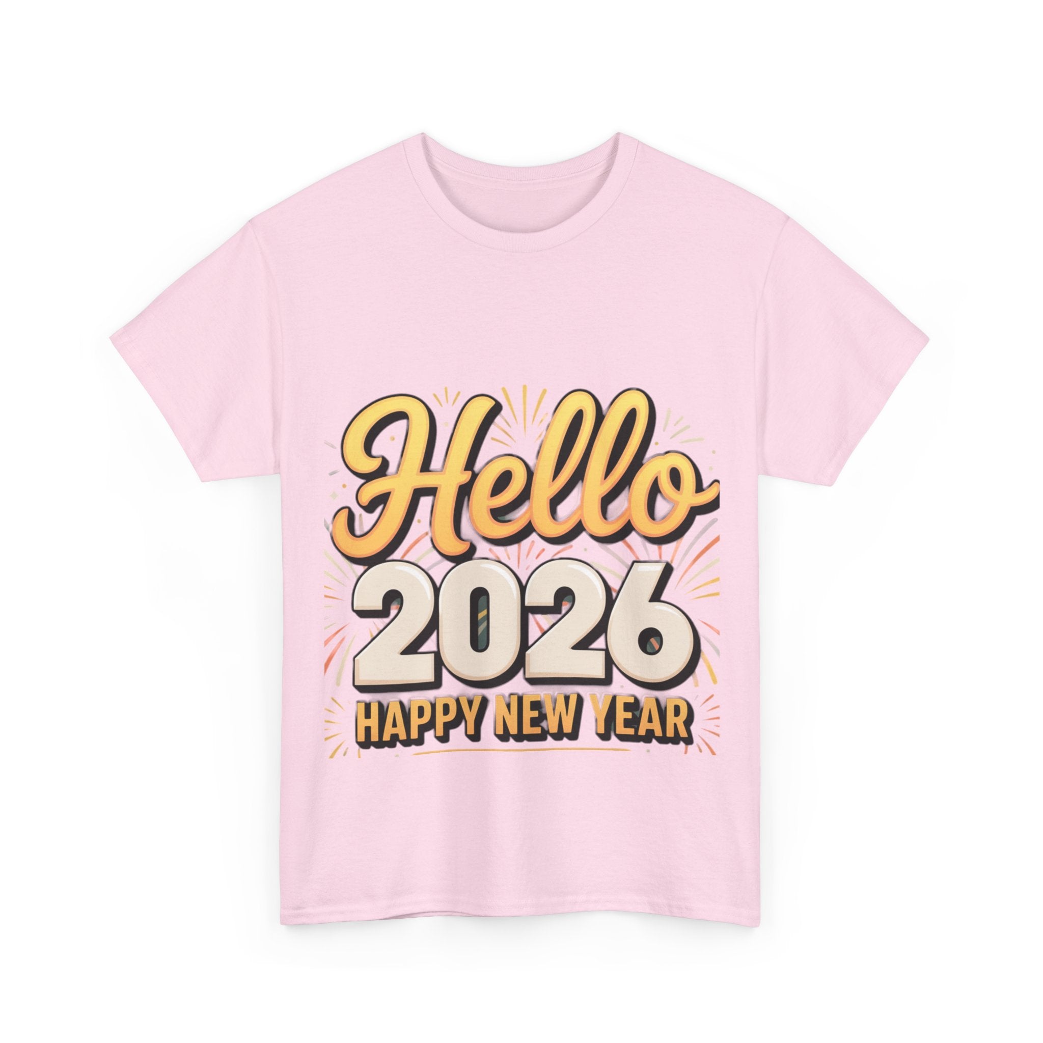 Copy of New Year Celebration Tee - Hello 2026 Happy New Year Design