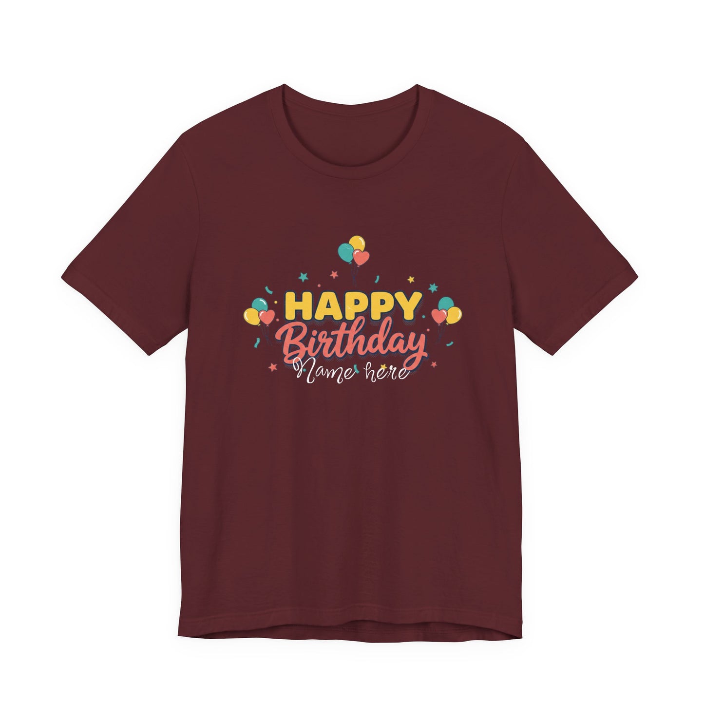Personalized Happy Birthday Tee