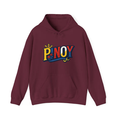Pinoy Retro Logo Hoodie – Filipino Pride Pullover