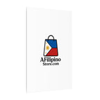 Filipino Flag Tote Logo Canvas Print — AFilipinoStore.com Matte Stretched Wall Art
