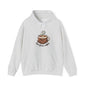 Hoodie — Cute "But First, Coffee" Coffee Cup Graphic Hoodie