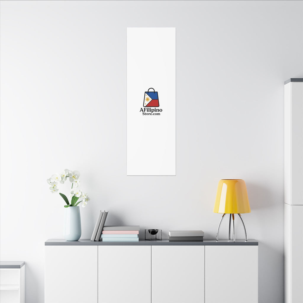 Filipino Flag Tote Logo Canvas Print — AFilipinoStore.com Matte Stretched Wall Art