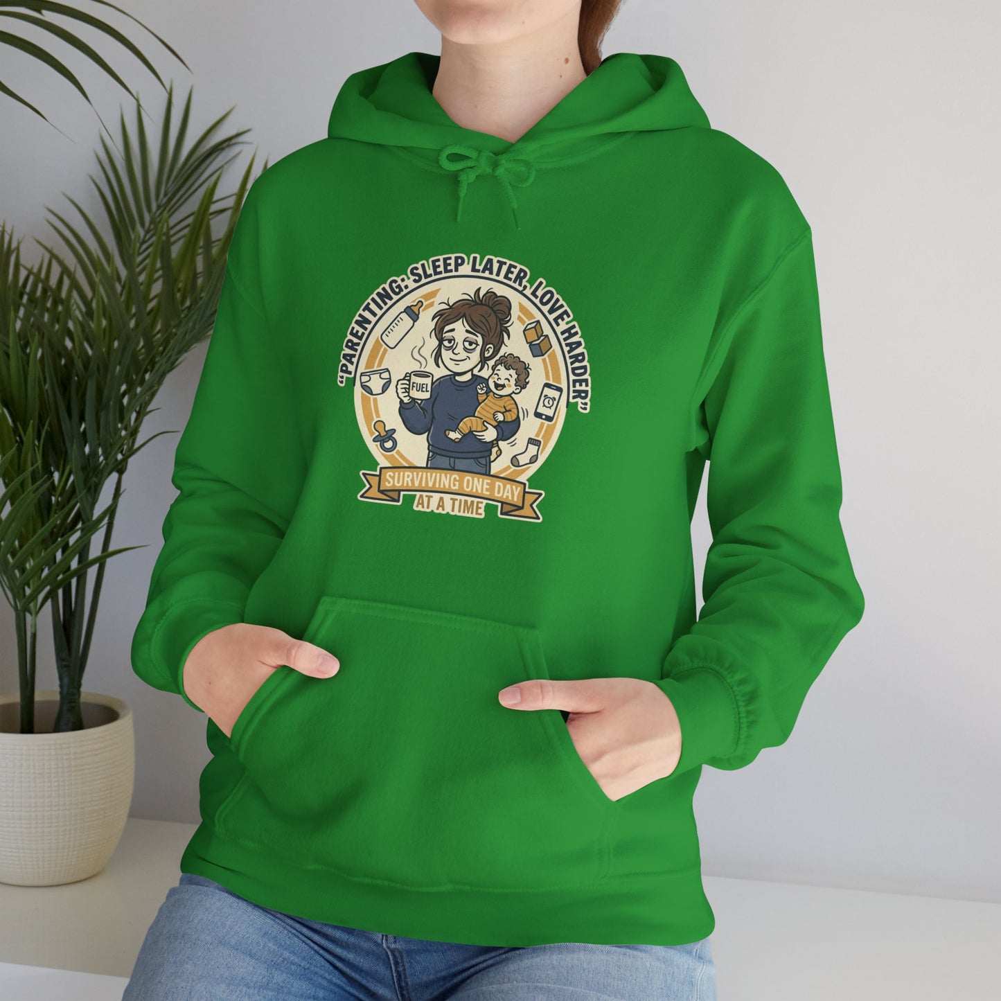 Parenting: Sleep Later, Love Harder Hoodie