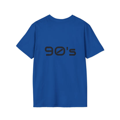 Anime Boy Portrait T‑Shirt — Retro "90's" Back Print
