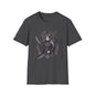 Gothic Demon Hunter T-Shirt — Knight with Wings Illustration