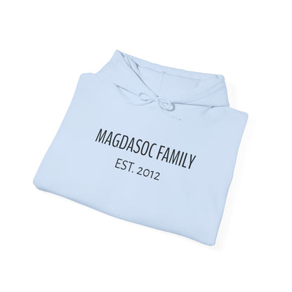 Custom Family Name Hoodie (REGULAR PRINT, DTF)-Personalized Pullover