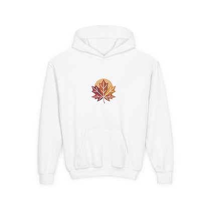 Autumn Leaves Youth Hooded Sweatshirt