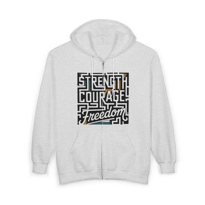 Empowering Freedom Zip-Up Hoodie